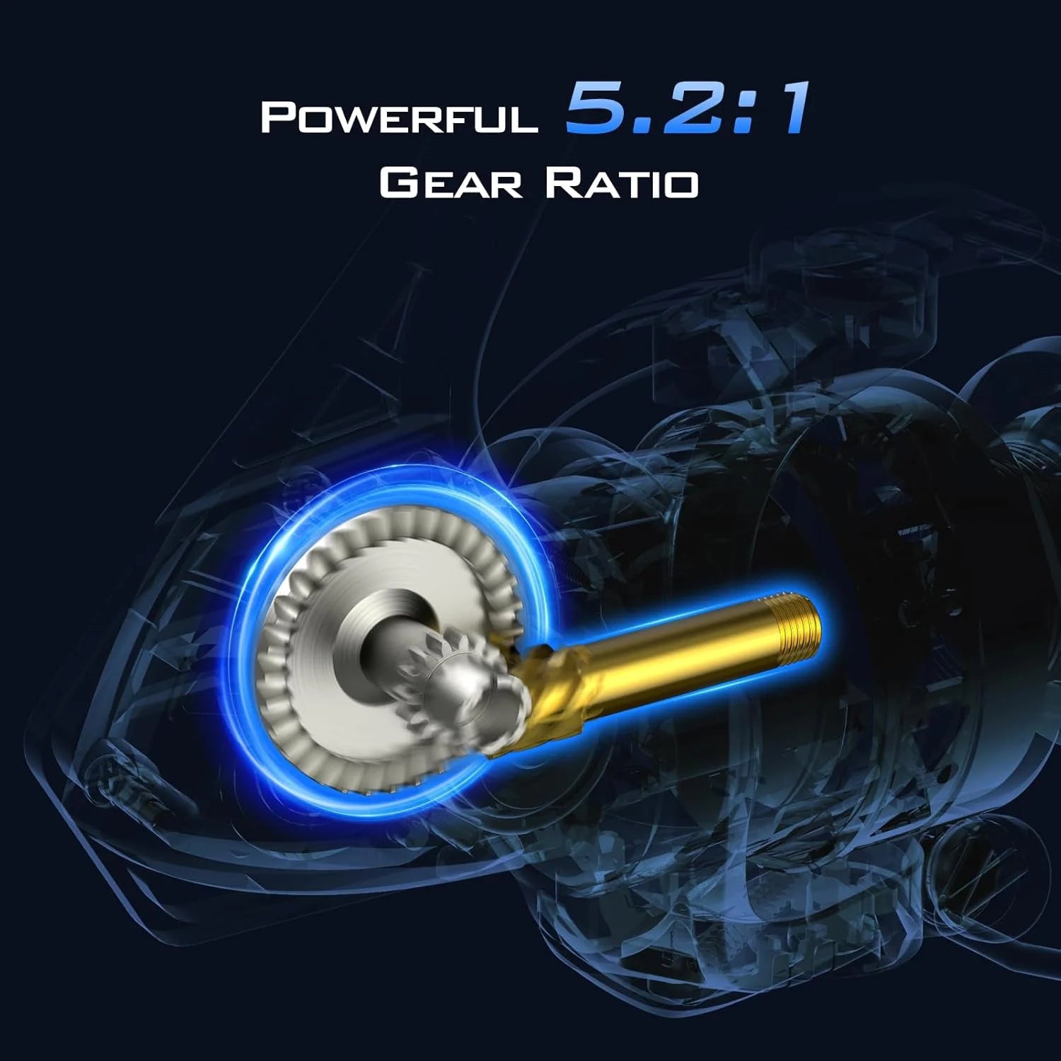 2000 Spinning Reels,Up to 17.5Lbs Max Drag, 5.2:1 Gear Ratio-Centron Lite-White