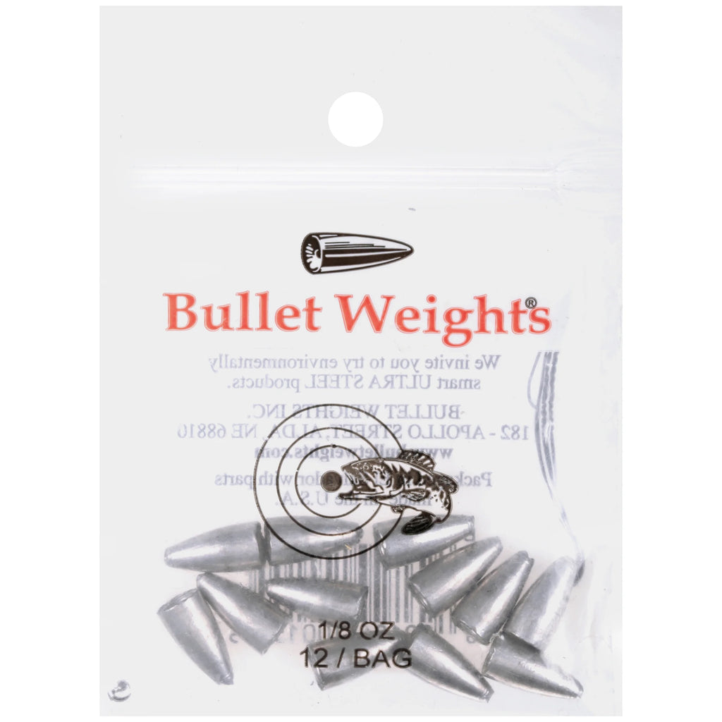 ® BW18-24 Lead Bullet Weight Size 1/8 Oz Fishing Weights