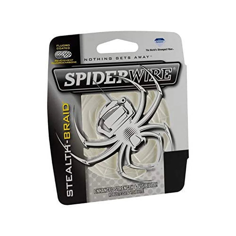 Stealth® Translucent Braid Fishing Line, Translucent, 65 Lb Test Strength, 125 Yd
