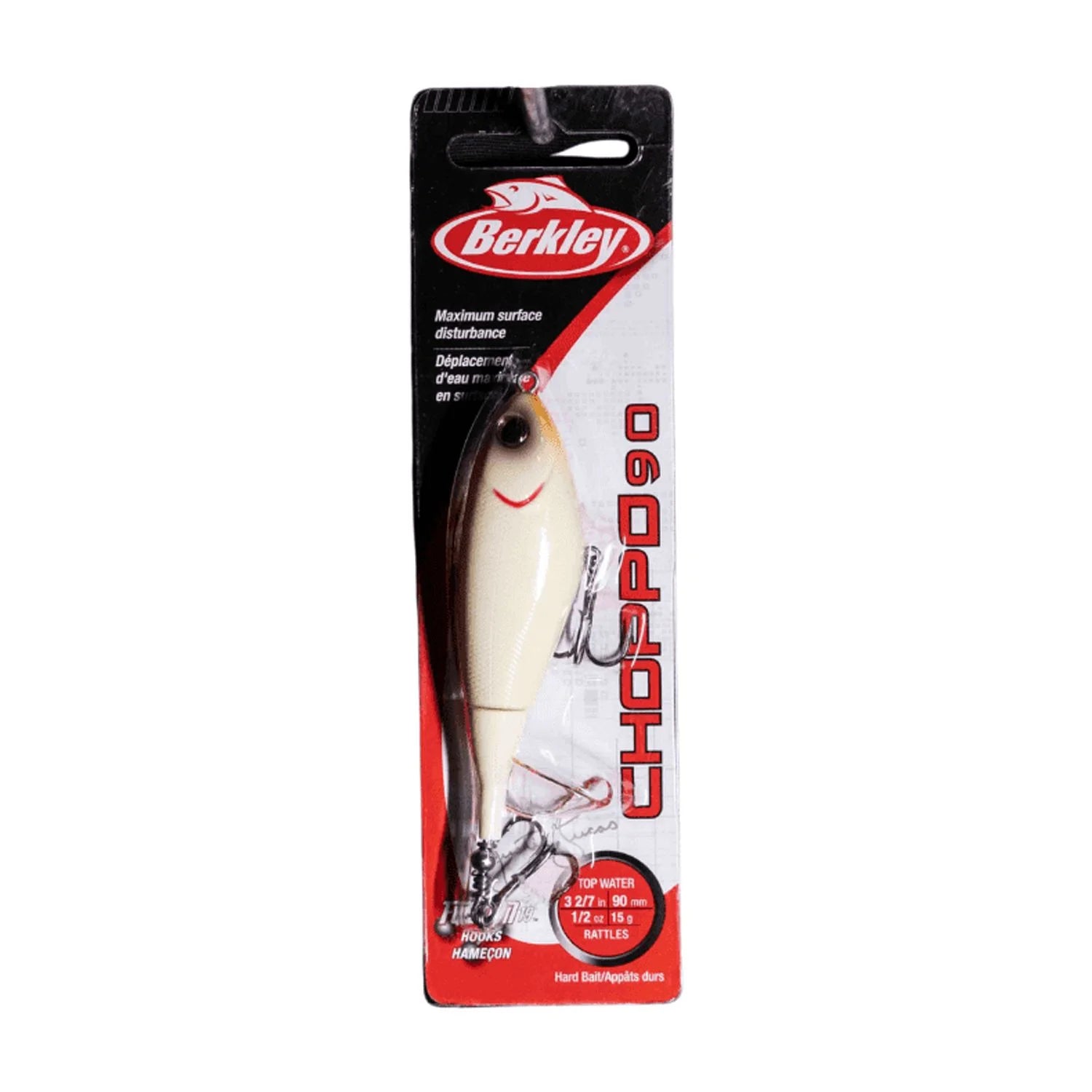 Choppo Top-Water Fishing Lures for Bass, Pike & Musky, 3-Count