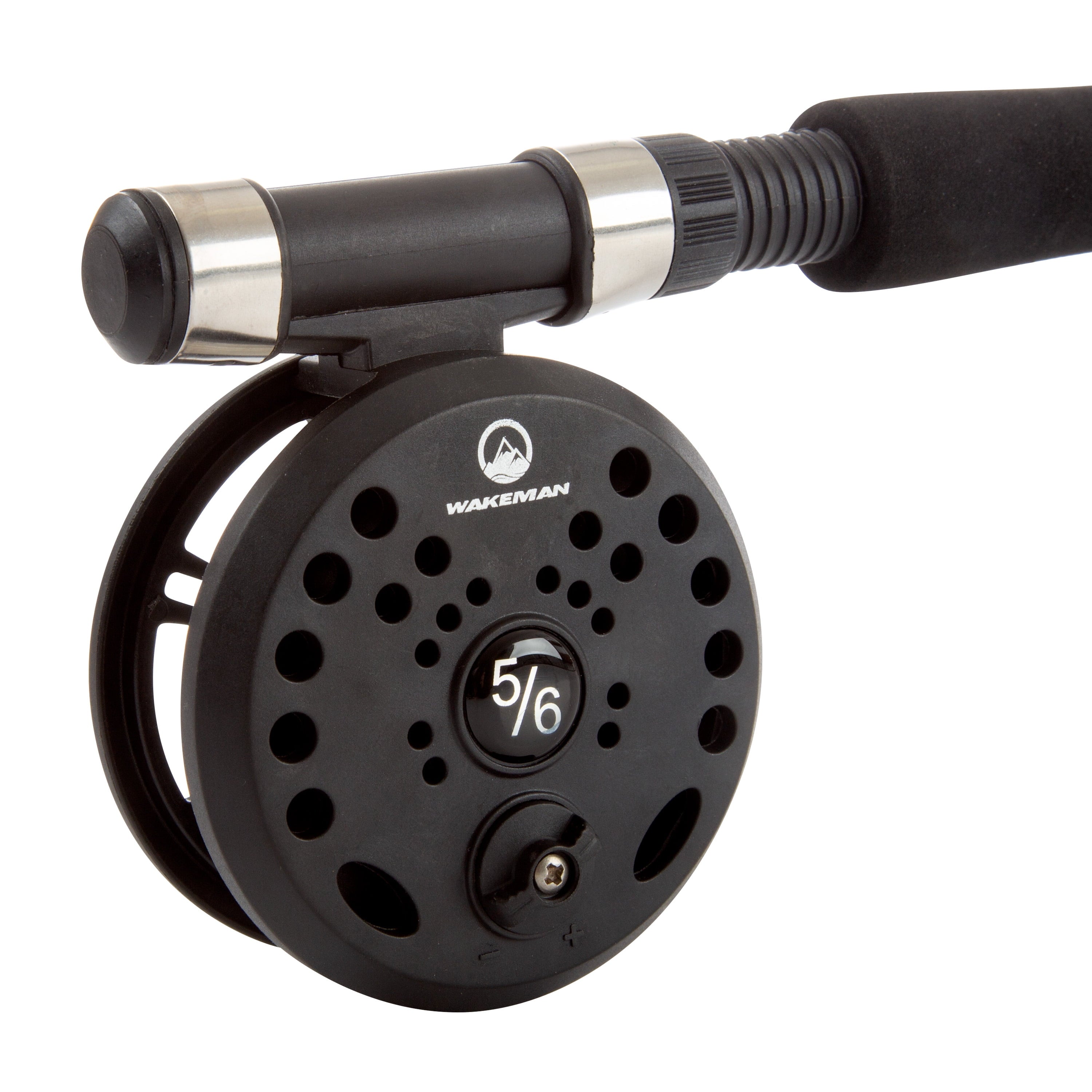 Fly Fishing Rod and Reel Combo with Accessories (Black)