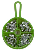 Removal Split Shot Sinker Dial Pack Assortment, Tin Weight