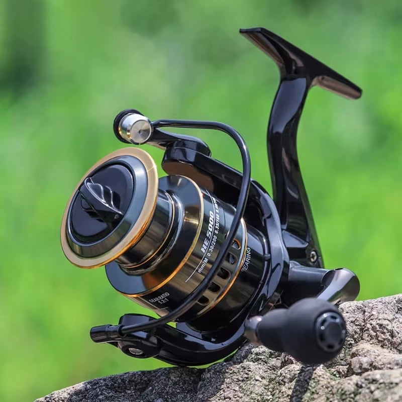 Fishing Reels Light Weight and Ultra Smooth Powerful EVA Grip Spinning Reels for Saltwater and Freshwater HE500-7000