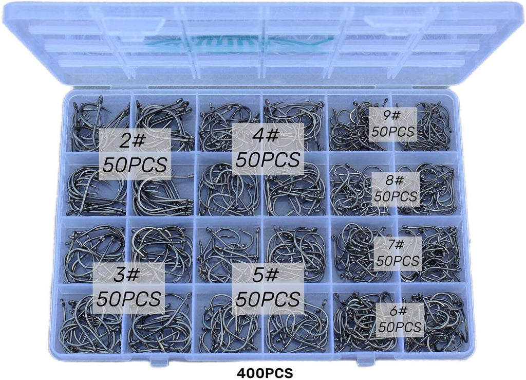 Fishing Hooks Freshwater Saltwater Fish Hooks Bulk Fishing Hooks Set Worm Catfis