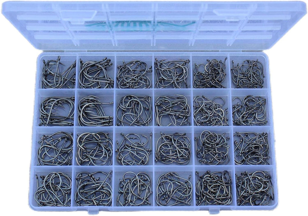 Fishing Hooks Freshwater Saltwater Fish Hooks Bulk Fishing Hooks Set Worm Catfis
